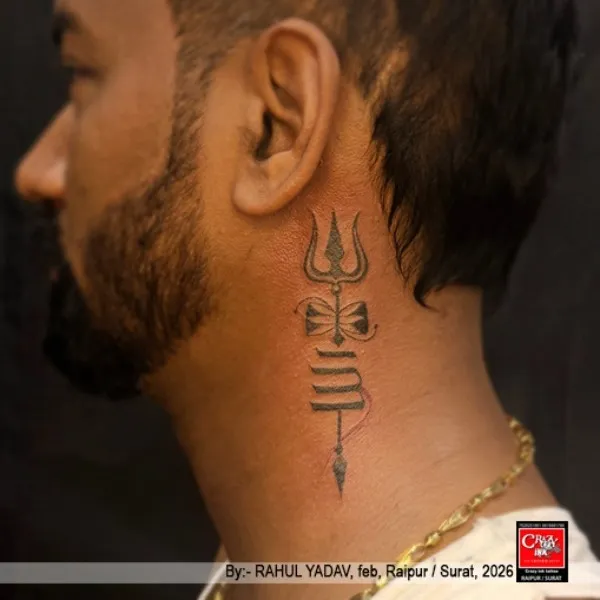 MAHADEV TRISHUL NECK TATTOO β POWER, PROTECTION & DIVINE ENERGY π±
This finely crafted neck t...