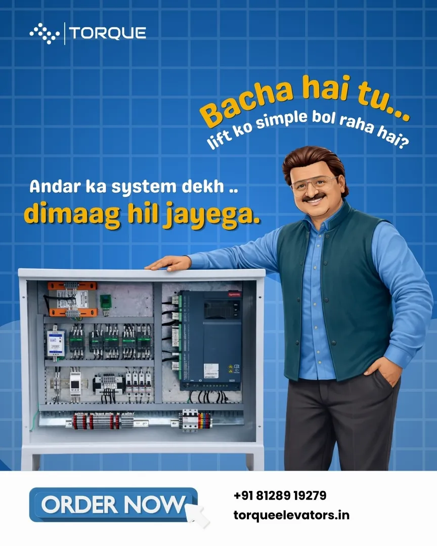 Asli control andar hota hai. ⚡
Torque Elevators panels power every smooth and safe elevator movement...