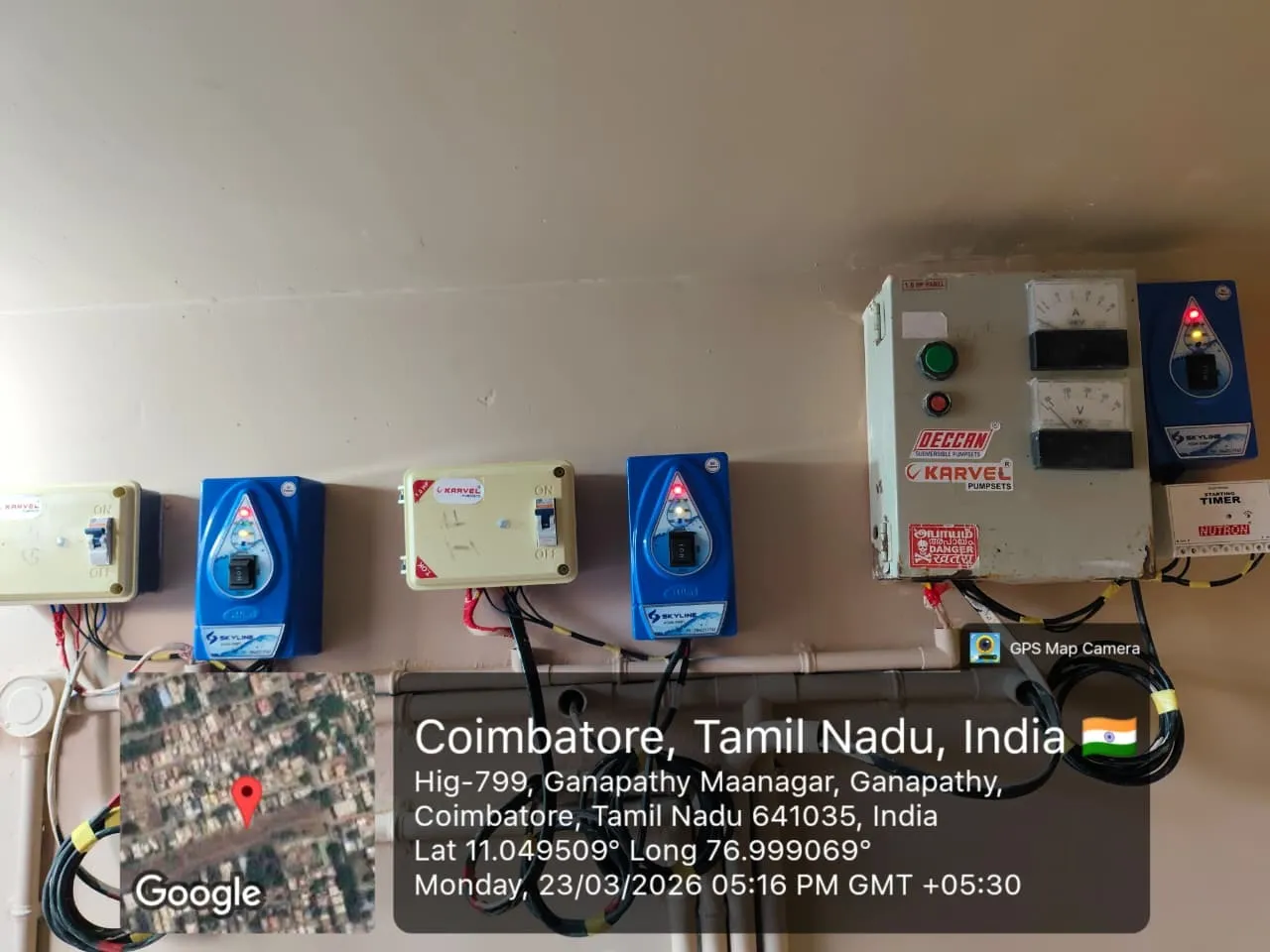 Automatic Water Level Controller Installation in Ganapathy, Coimbatore