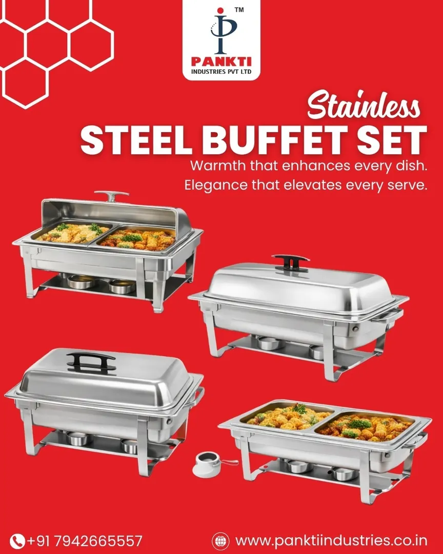 Stainless Steel Buffet Set Manufacturer in India