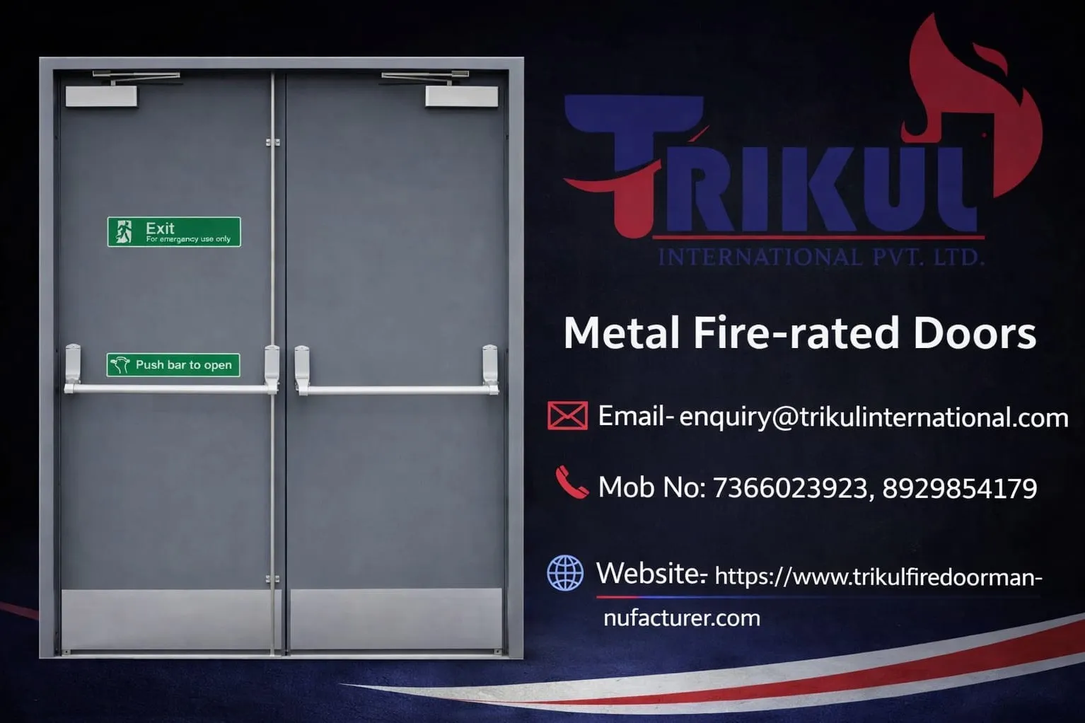 METAL FIRE RATED DOOR