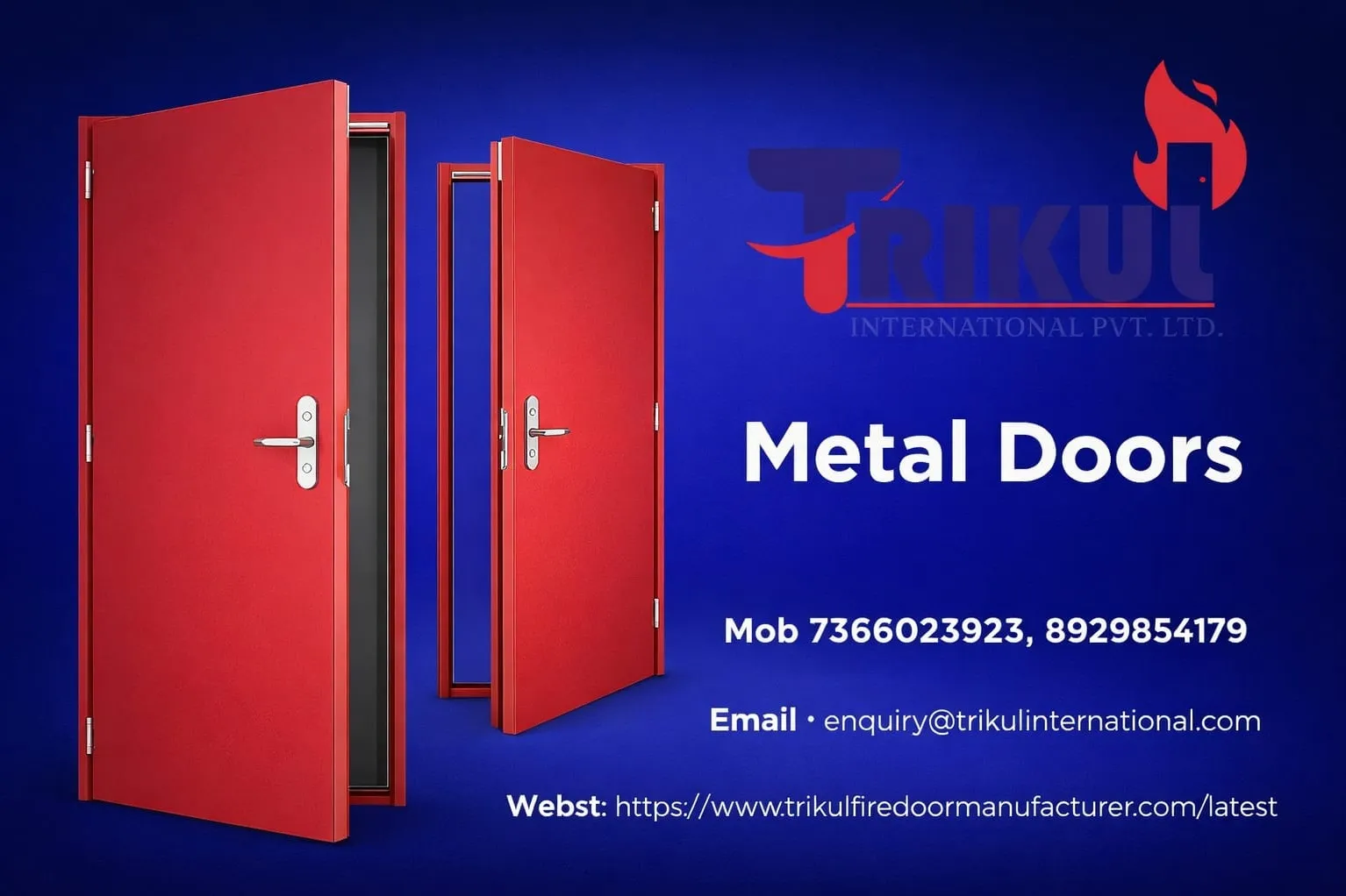 METAL FIRE RATED DOOR