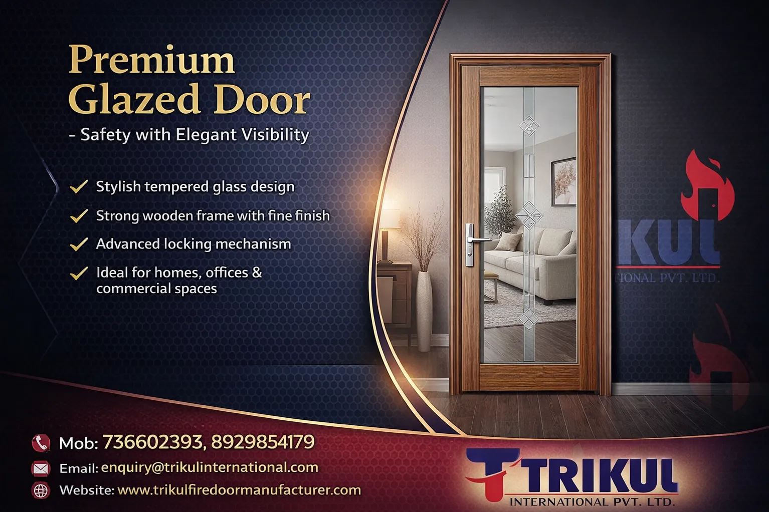 GLAZED FIRE RATED DOOR