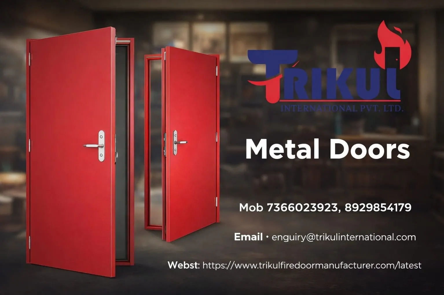 METAL FIRE RATED DOOR