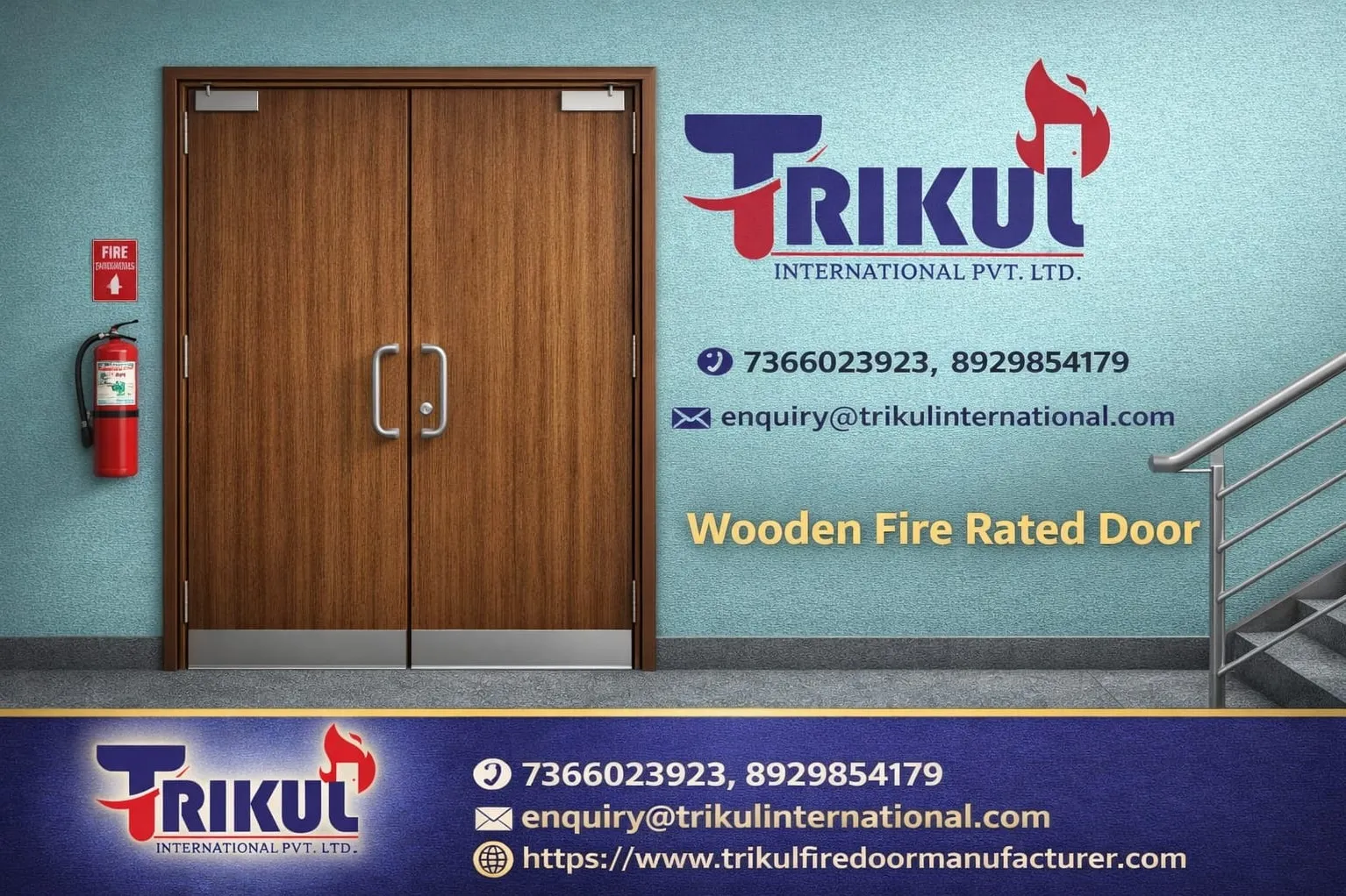 WOODEN FIRE RATED DOOR