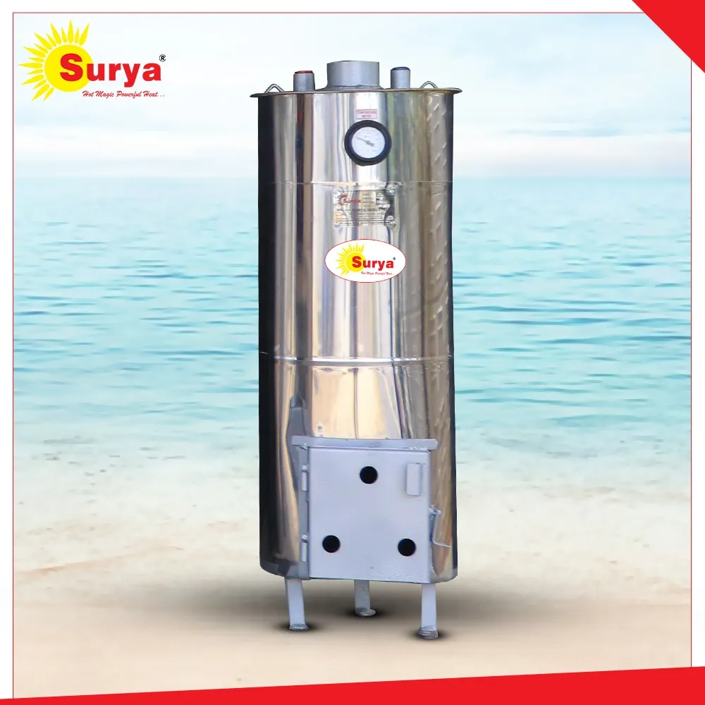 What is a wood fire water heater?