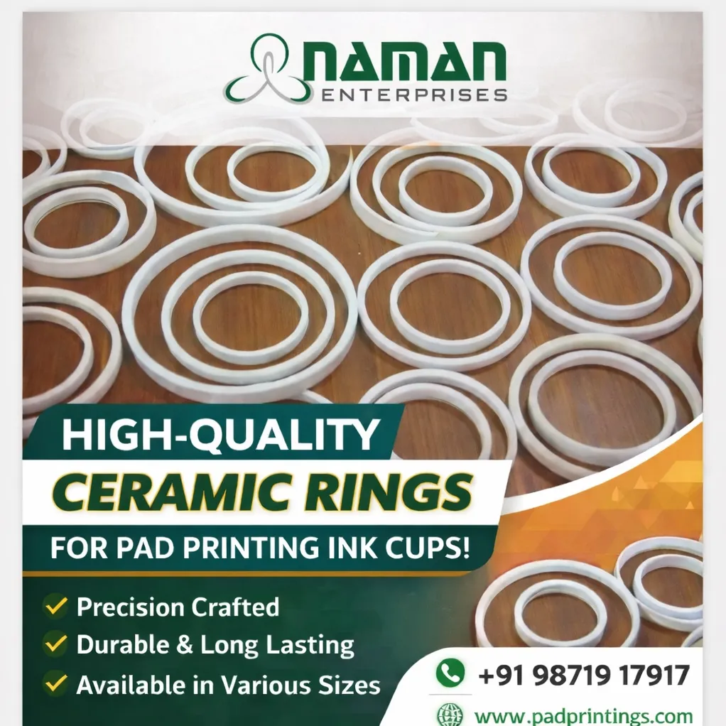 Pad Printing Ink Cup Ceramic Rings