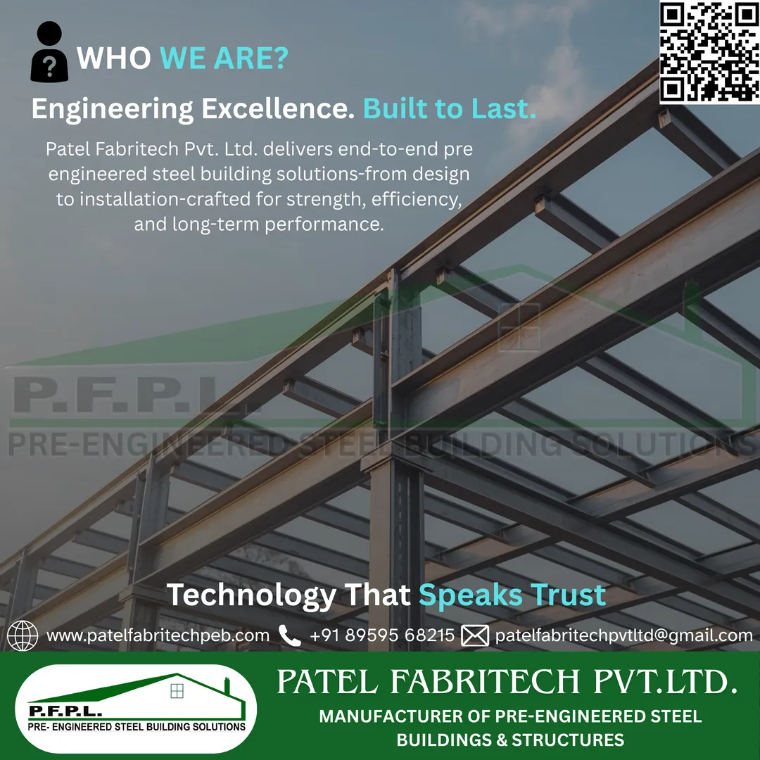 Robust, High-Capacity PEB Steel Framework – Engineered for Durability from Patel Fabritech Pvt. Ltd.