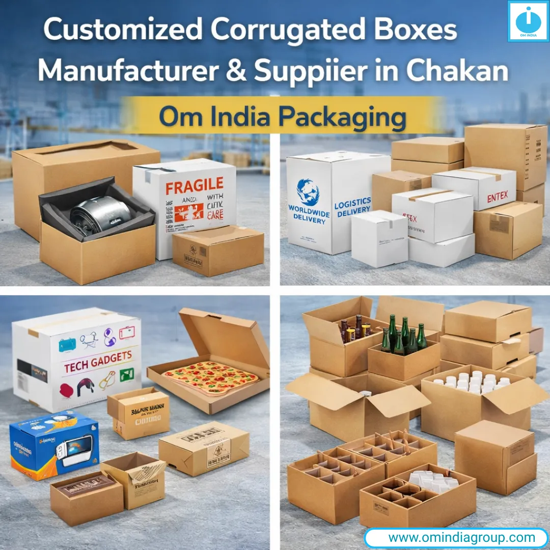 Customized Corrugated Boxes Manufacturer & Supplier in Chakan | Om India Packaging