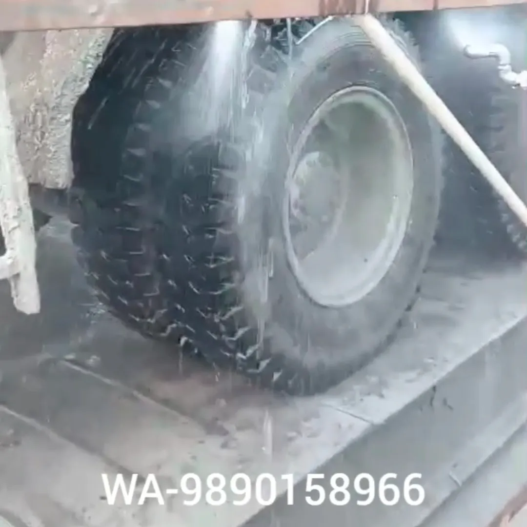 Sensor based tyre cleaning system