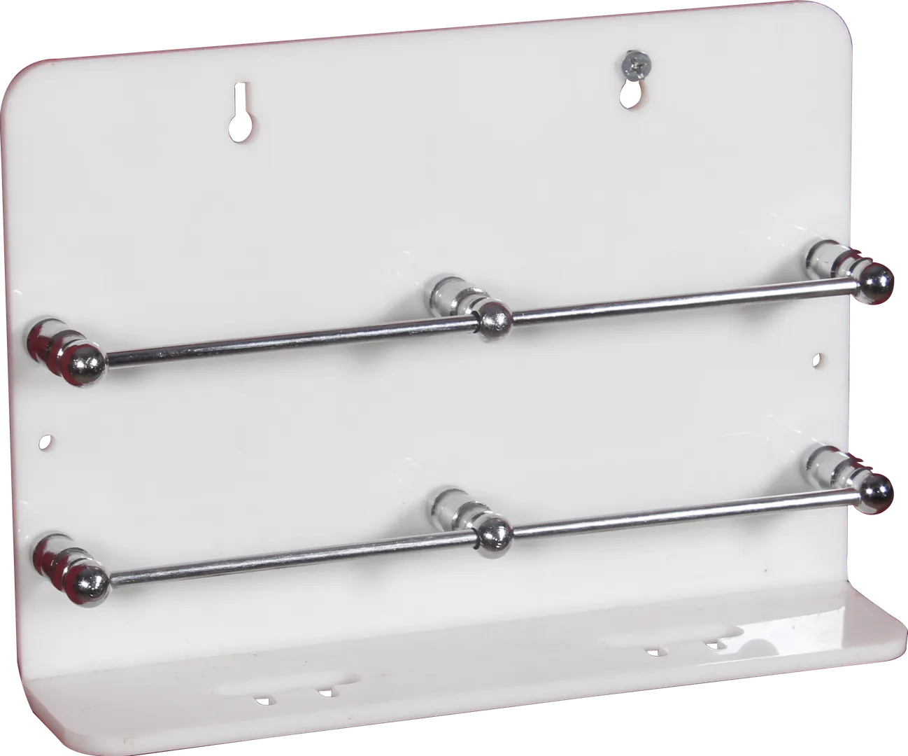 ACRYLIC DOUBLE MOBILE STAND