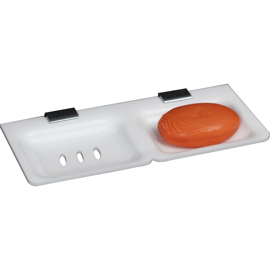 ACRYLIC DOUBLE SOAP DISH