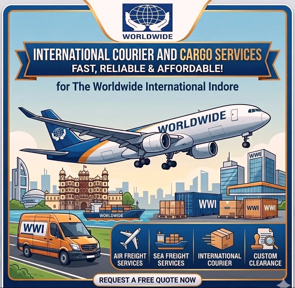 Looking for the best international courier & cargo services in Indore?