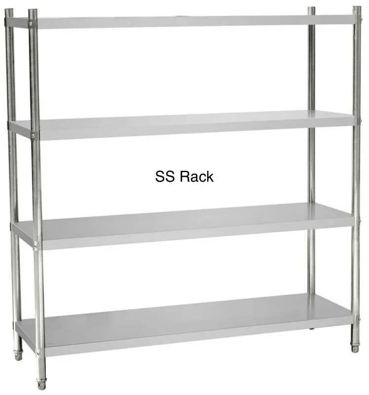 SS Rack Manufacturer in Chandigarh for Organized and Space Efficient Kitchen Storage