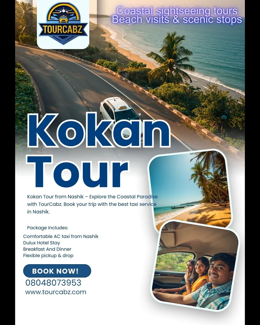 Kokan Tour from Nashik | TourCabz | Best Taxi Service in Nashik for Coastal Trips and Outstation Tra