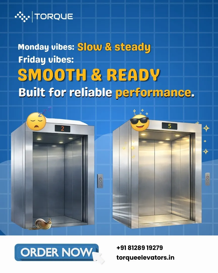 Friday mood ho ya daily ride β smoothness matters π
Torque Elevators delivers smart, reliable perfo...