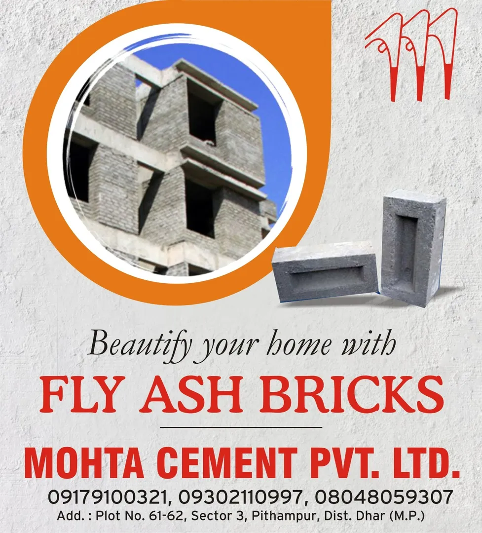 Best Fly Ash Bricks Trader in Indore
Looking for the best fly ash bricks trader in Indore? Mohta Ce...