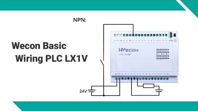 Wecon Basic Wiring PLC LX1V
