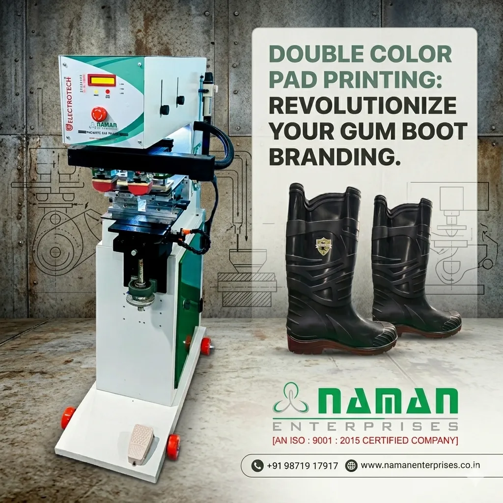 Double Color Pad Printing Machine for Gum Boots