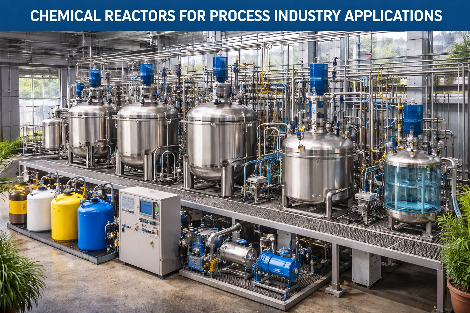 Chemical Reactors for Process Industry Applications in Vadodara – Controlled Reaction Performance