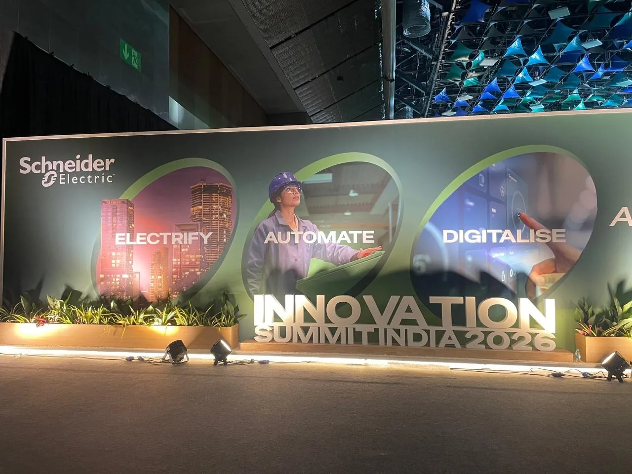 Witnessed the Schneider Electric Innovation Summit 2026 held in New Delhi, India.
