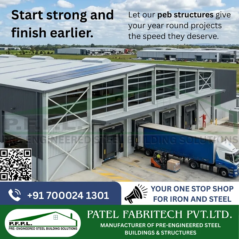 Accurate Steel Frameworks and Robust Performance by Patel Fabritech Pvt. Ltd.