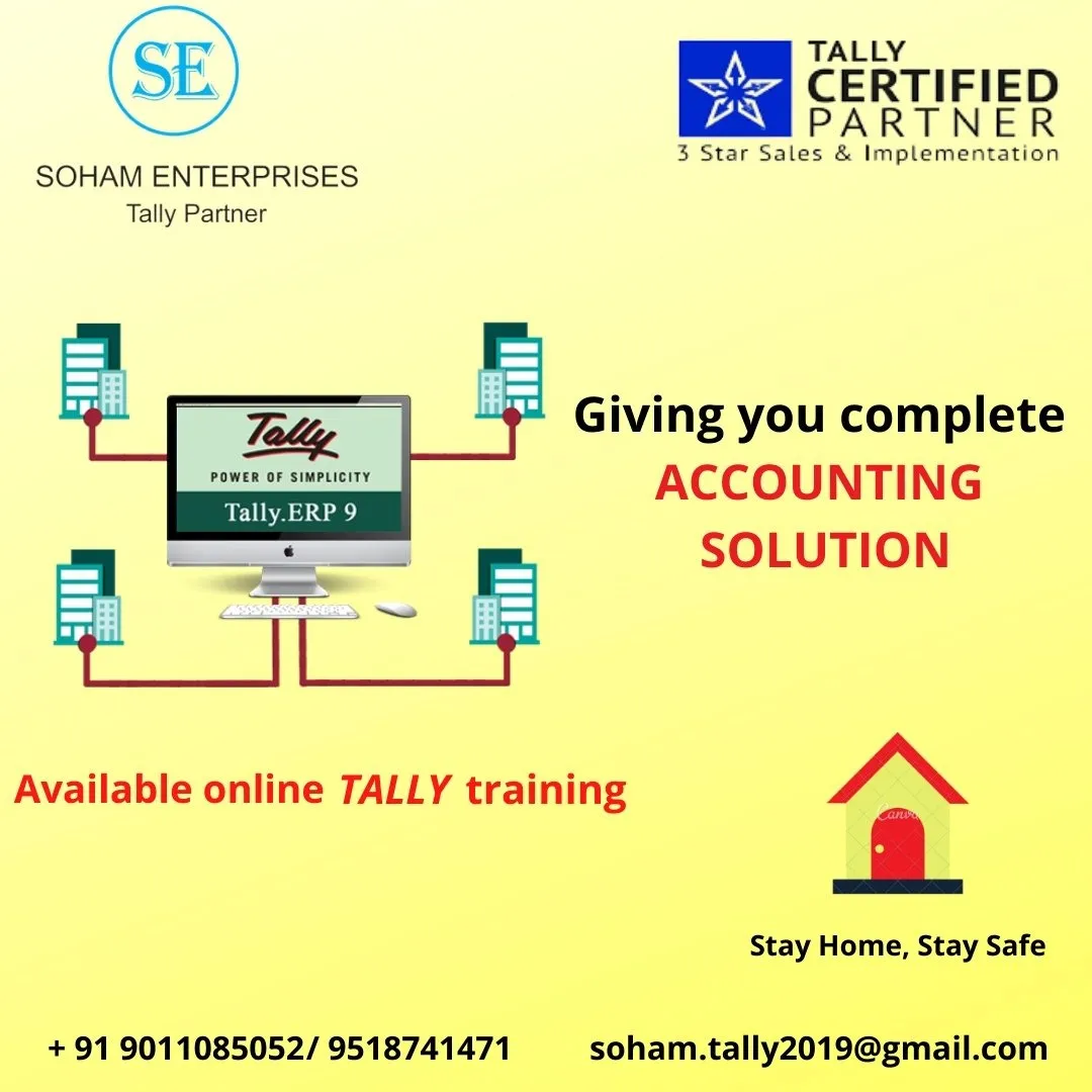 Tally Prime Training for Manufacturers, Traders & Service Providers in Pune
By Soham Enterprises – C...