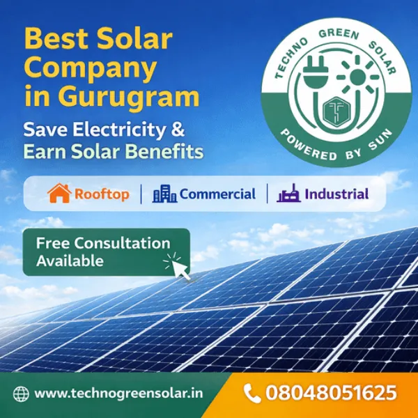 Best Solar Company in Gurugram – Techno Green Solar