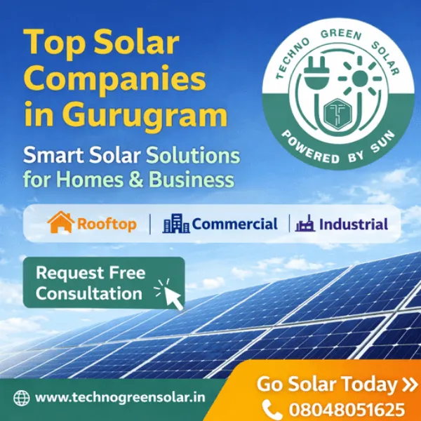Top Solar Company in Gurugram – Techno Green Solar