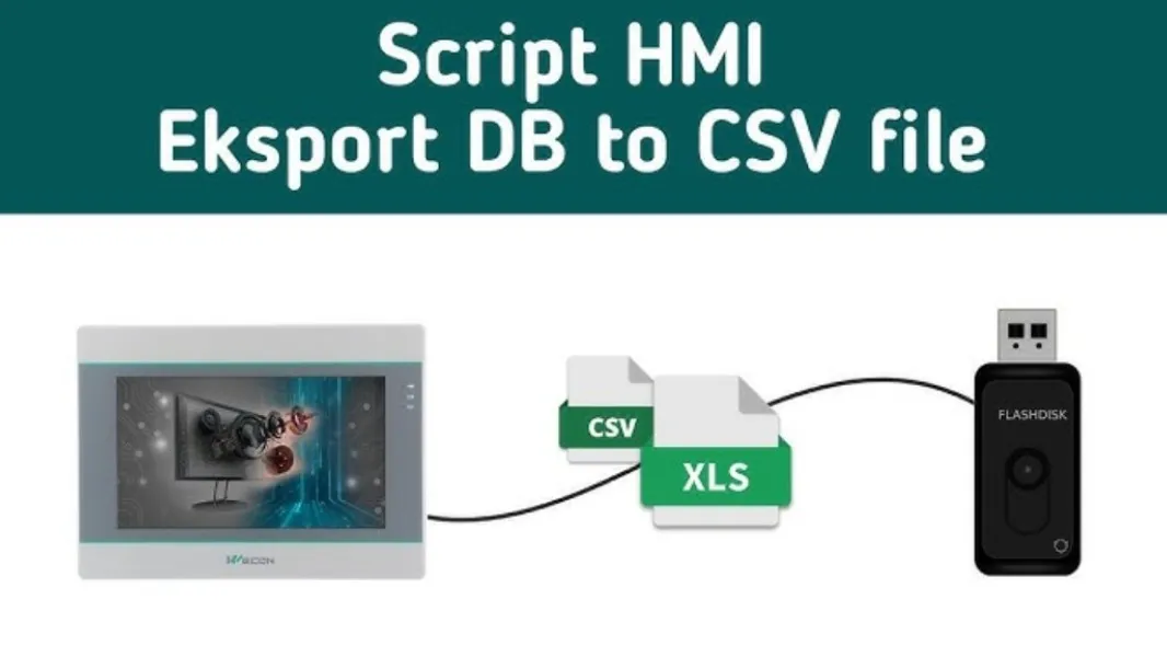 Script HMI Eksport DB to CSV file