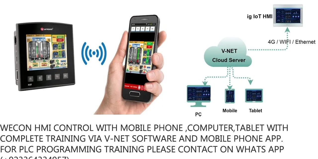 WECON HMI IG ONLINE ACCESS FROM CLOUD VIA MOBILE PHONE#wecon