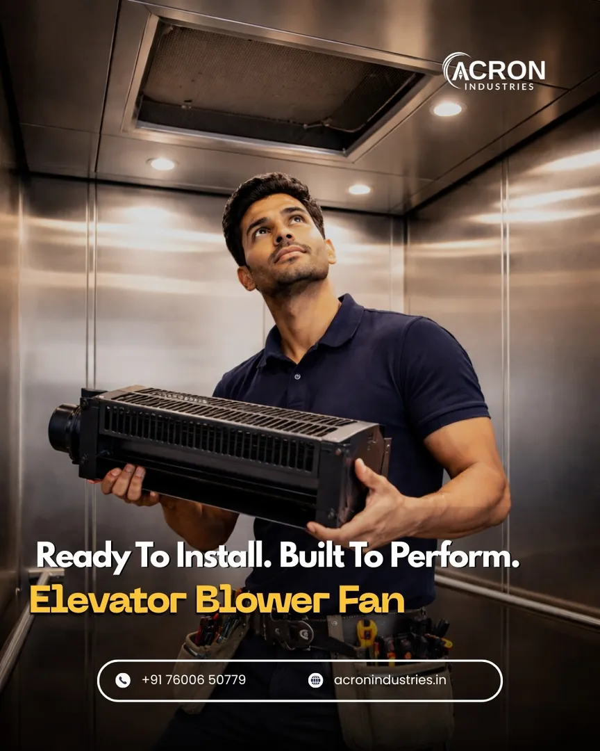 Elevator Blower Fan – designed for proper airflow and long-term performance.
At Acron Industries, ev...