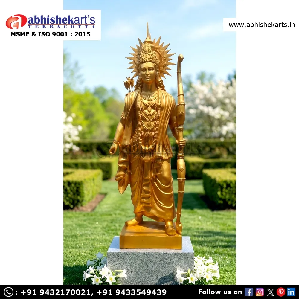 7 Feet Fiber Ram Statue for Outdoor Use — Best Fiberglass Ram Statue Manufacturers in Kolkata