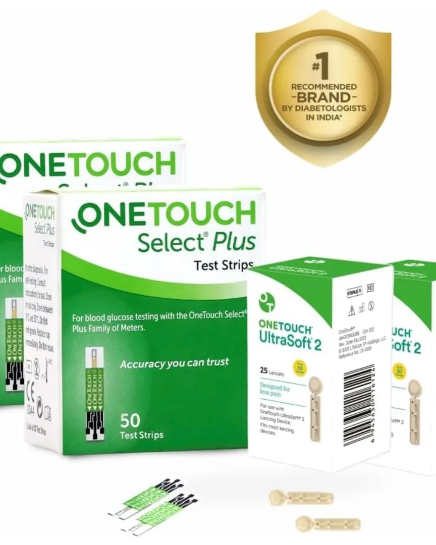 One Touch Select Plus Sugar Test Streep available in Kalwa west