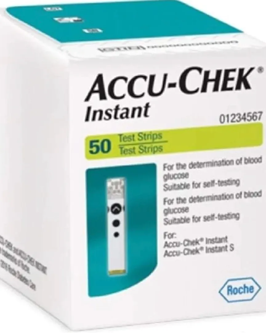 Accucheck instant glucose test Streep available in Kalwa