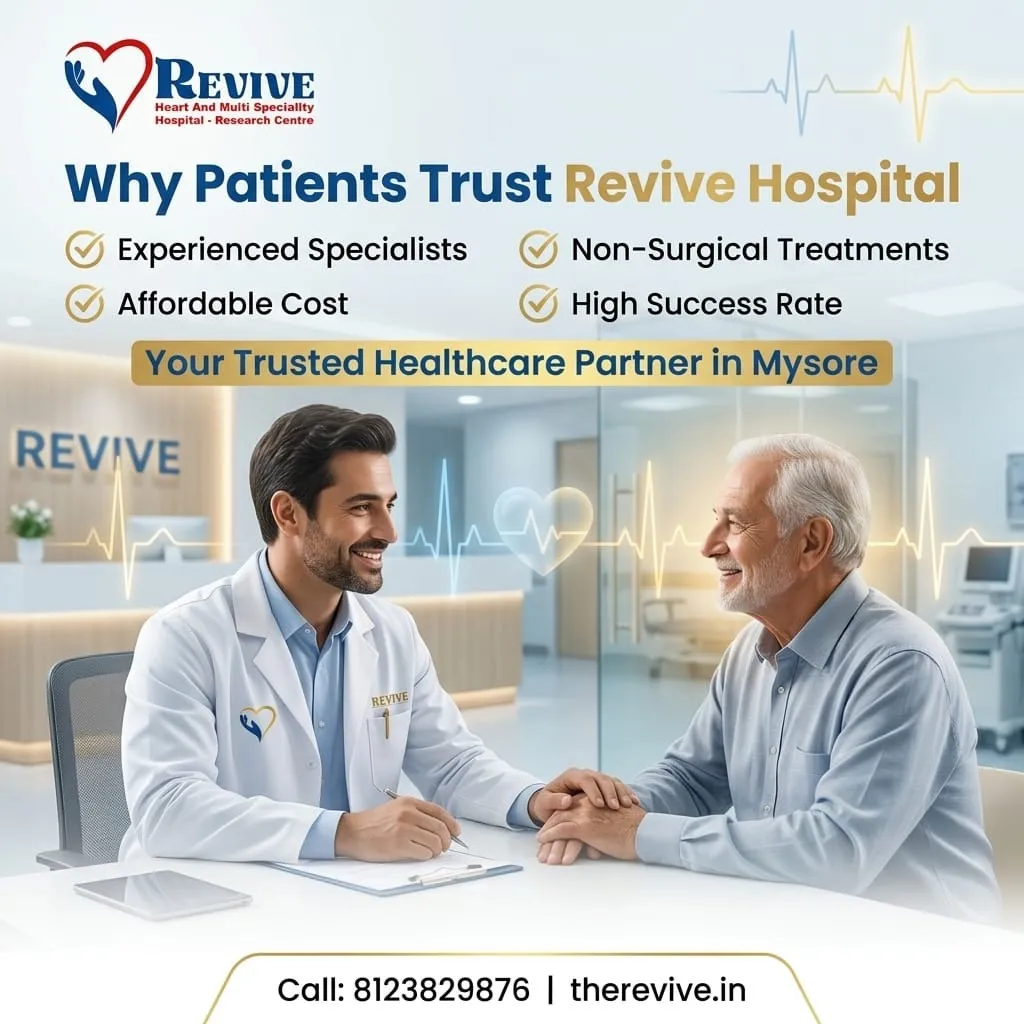 Best Heart Care Hospital in Mysore | Trusted Non-Surgical Cardiac Treatment – Revive