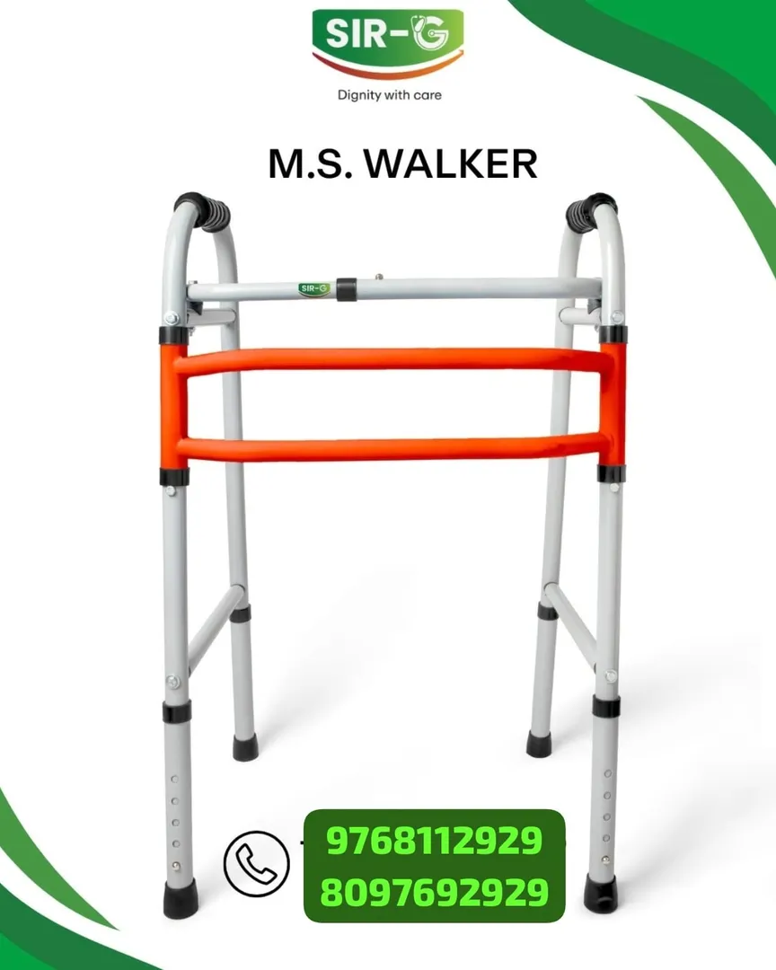 Folding Walker Best Quality and Resanble Rate Available in V KARAN PHARMA KALWA West Near CHATRAPATI