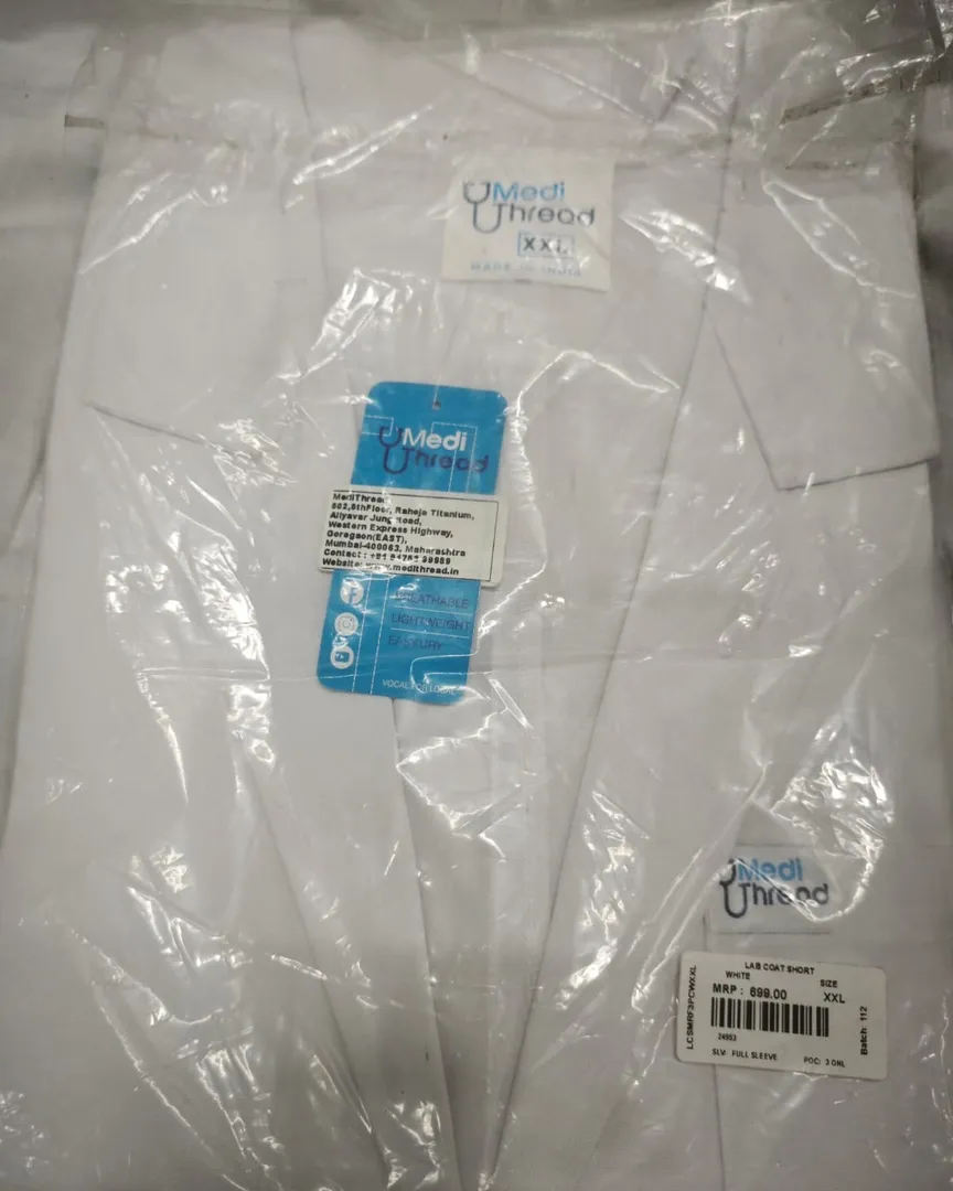 Doctor Apron as per size Available near Chatrapati SHIVAJI MAHARAJ HOSPITAL KALWA