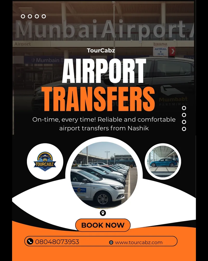 Nashik to Mumbai Airport Cab ₹2799 | Safe, Fast & Reliable One-Way Taxi by TourCabz