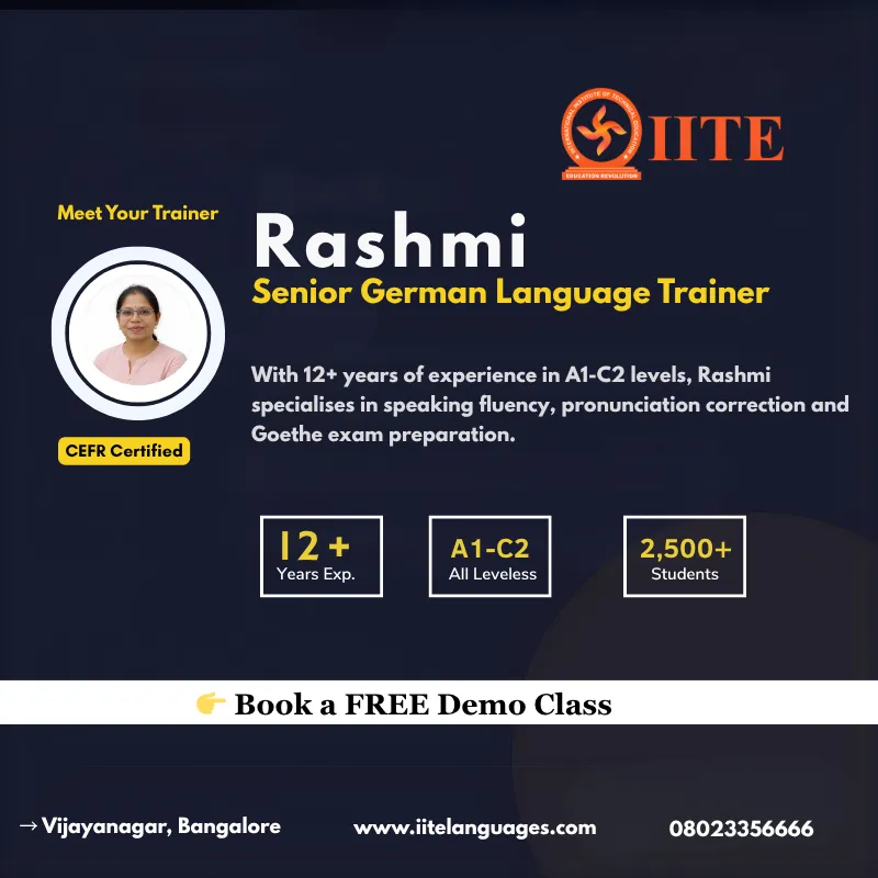 German language classes in Vijayanagar