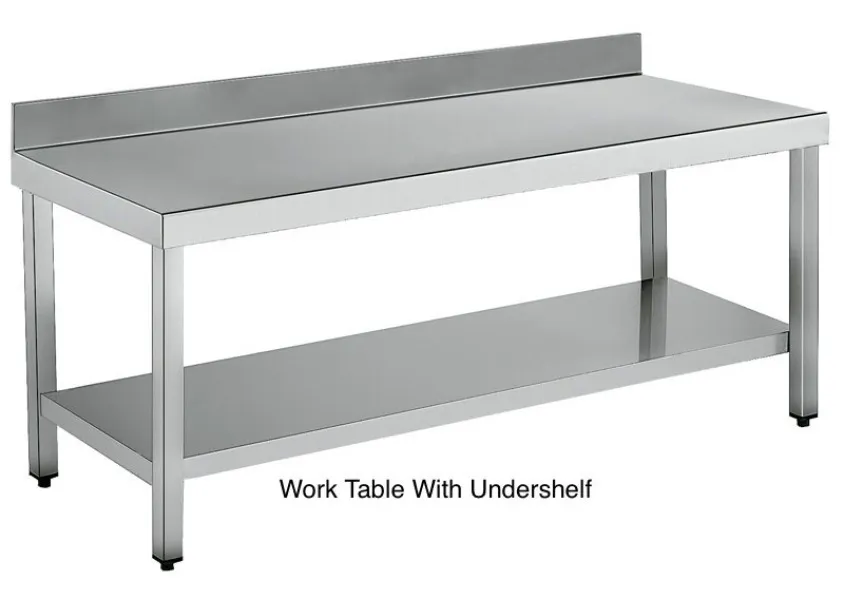 Worktable with Undershelf Manufacturer in Mohali for Practical and Organized Kitchen Setup