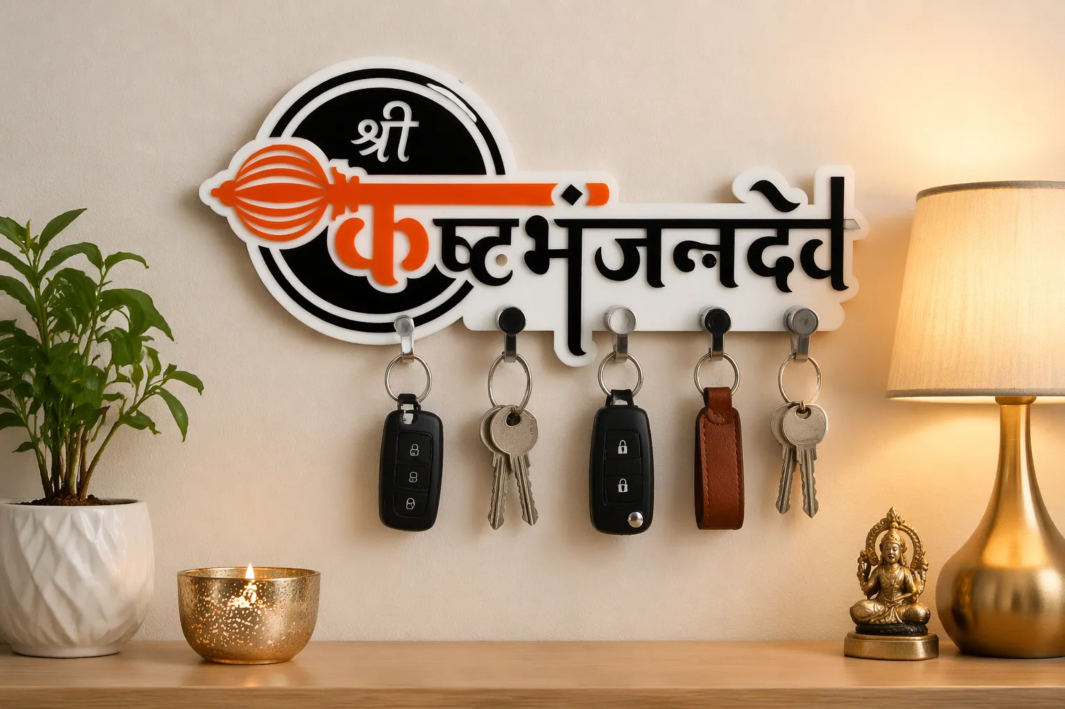 ACRYLIC KASHTBHANJAN KEY STAND