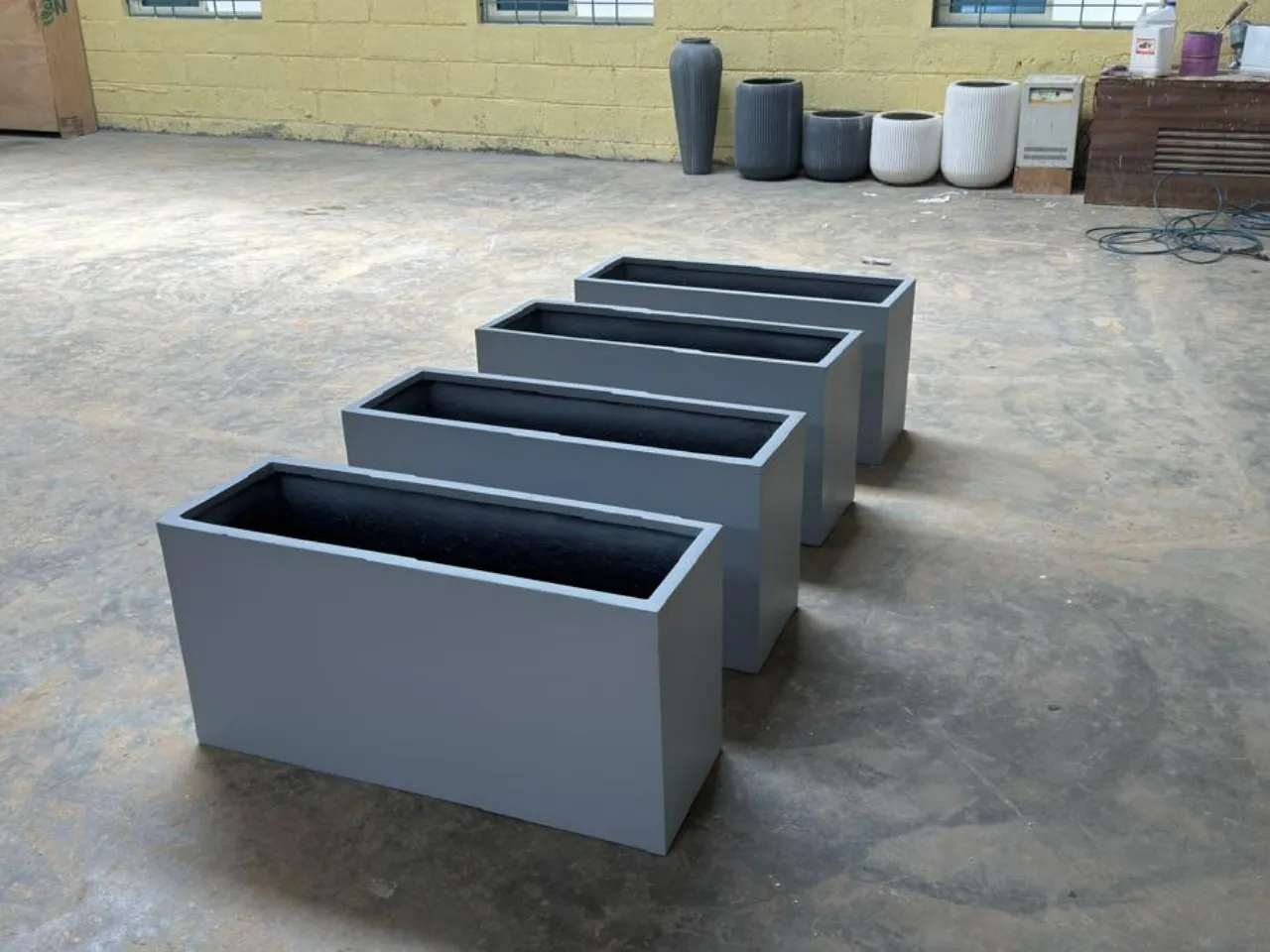 FRP Square Flower Pots