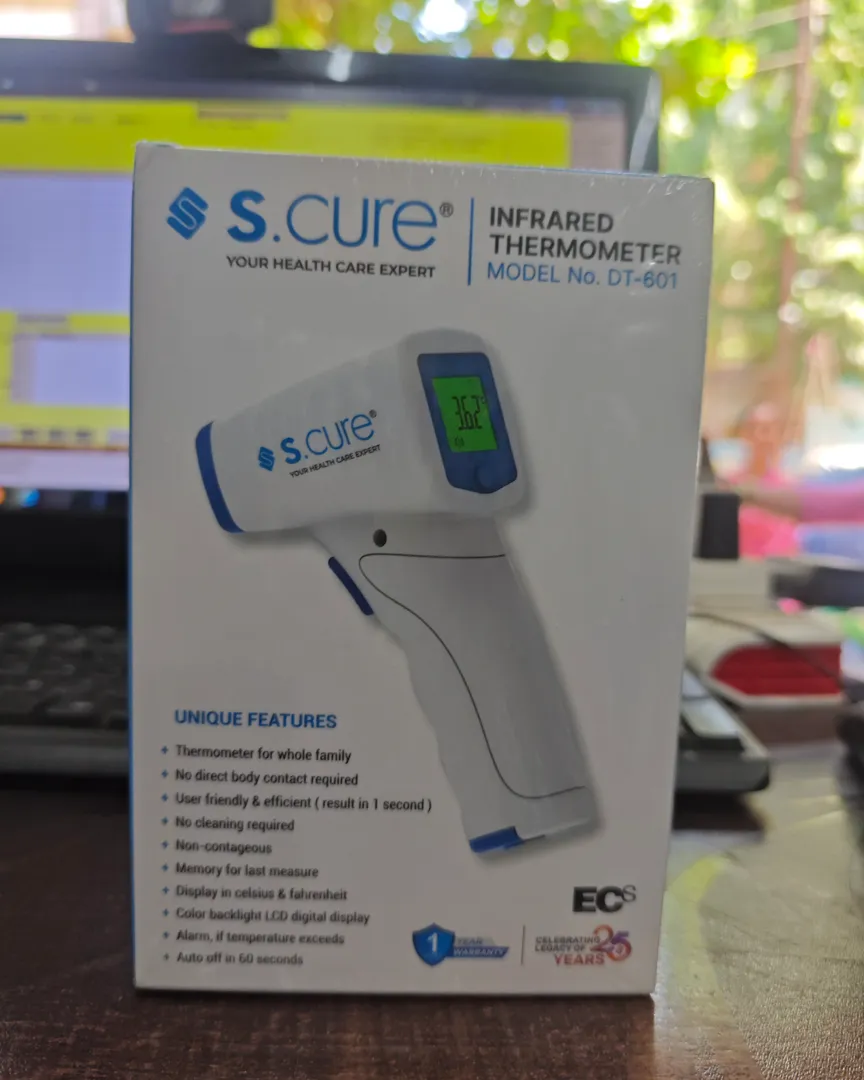 S Cure Infrared Gun Thermameter Available in Kalwa