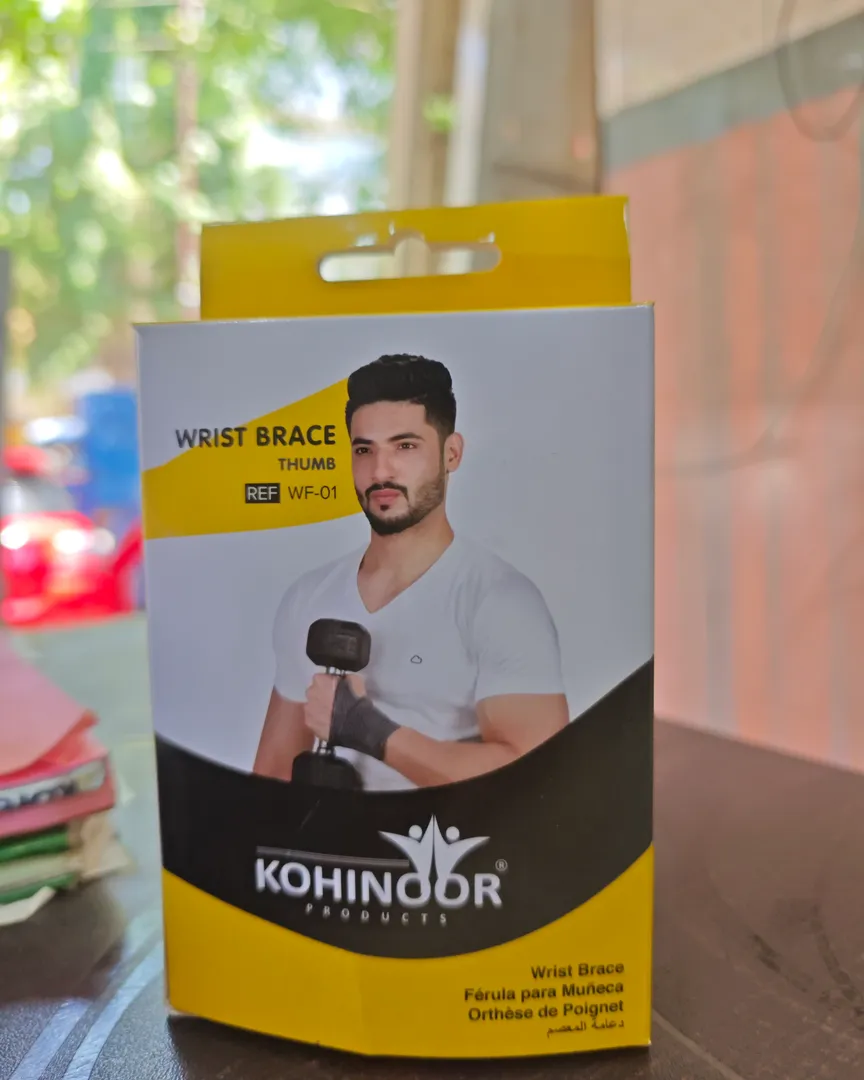 Kohinoor Neoprene Wrist Brace Available on wholesale in kalwa west