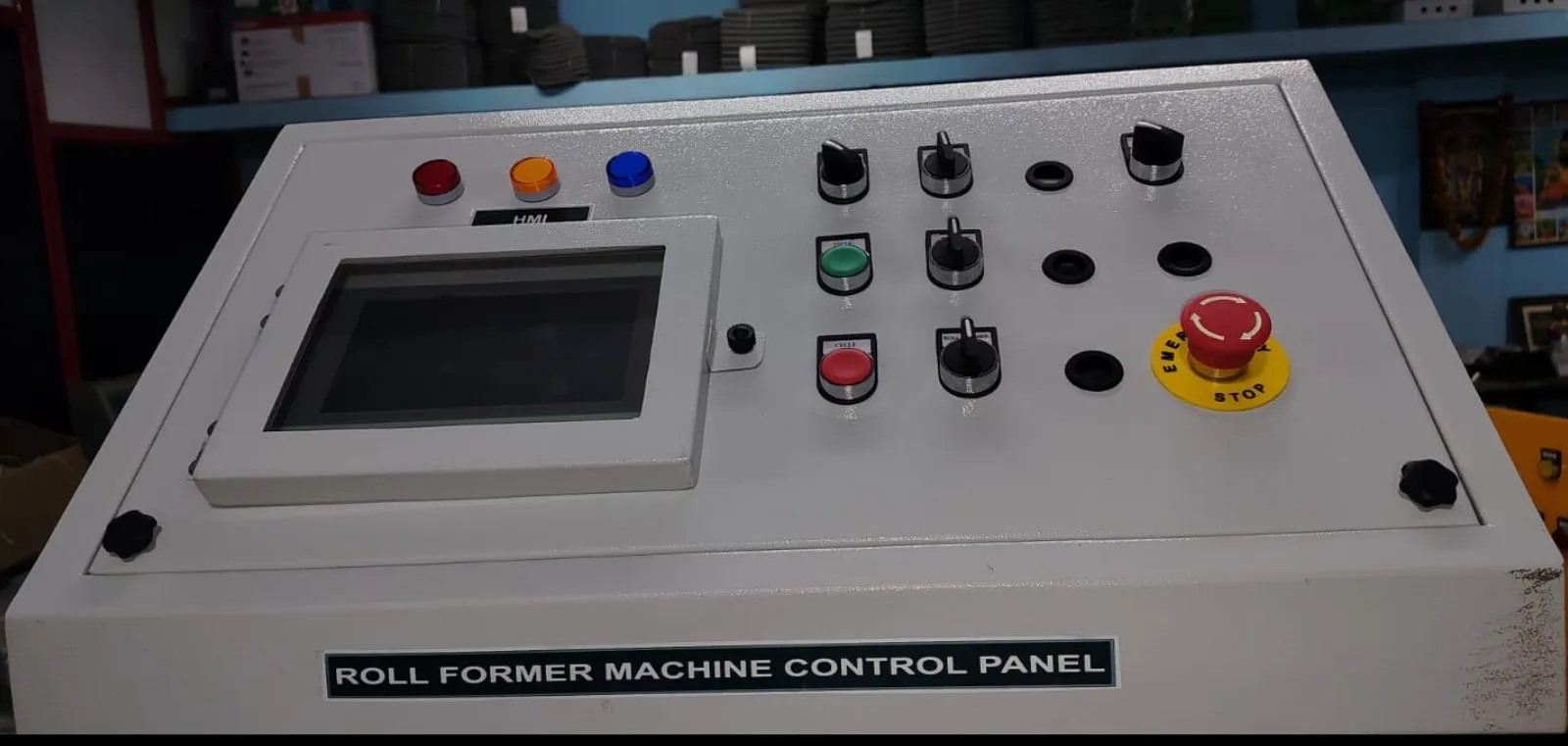 Roll Former Machine Control Panel ( Wecon HMI )