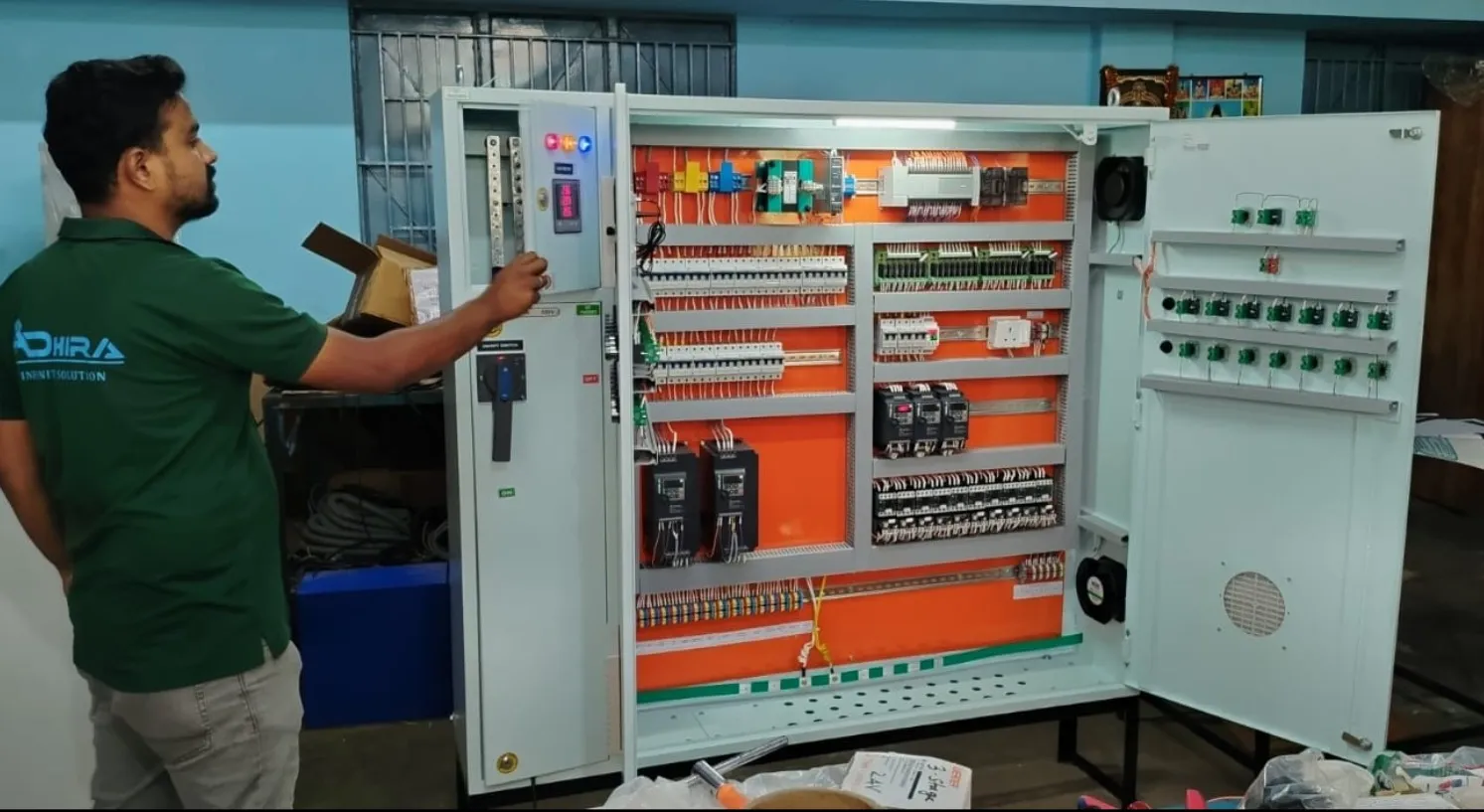 Blow Room Control Panel