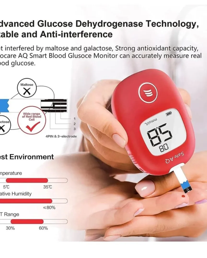 Sinocare Sugar Test Streep and Safe AQ Meter Available in Kalwa West Thane