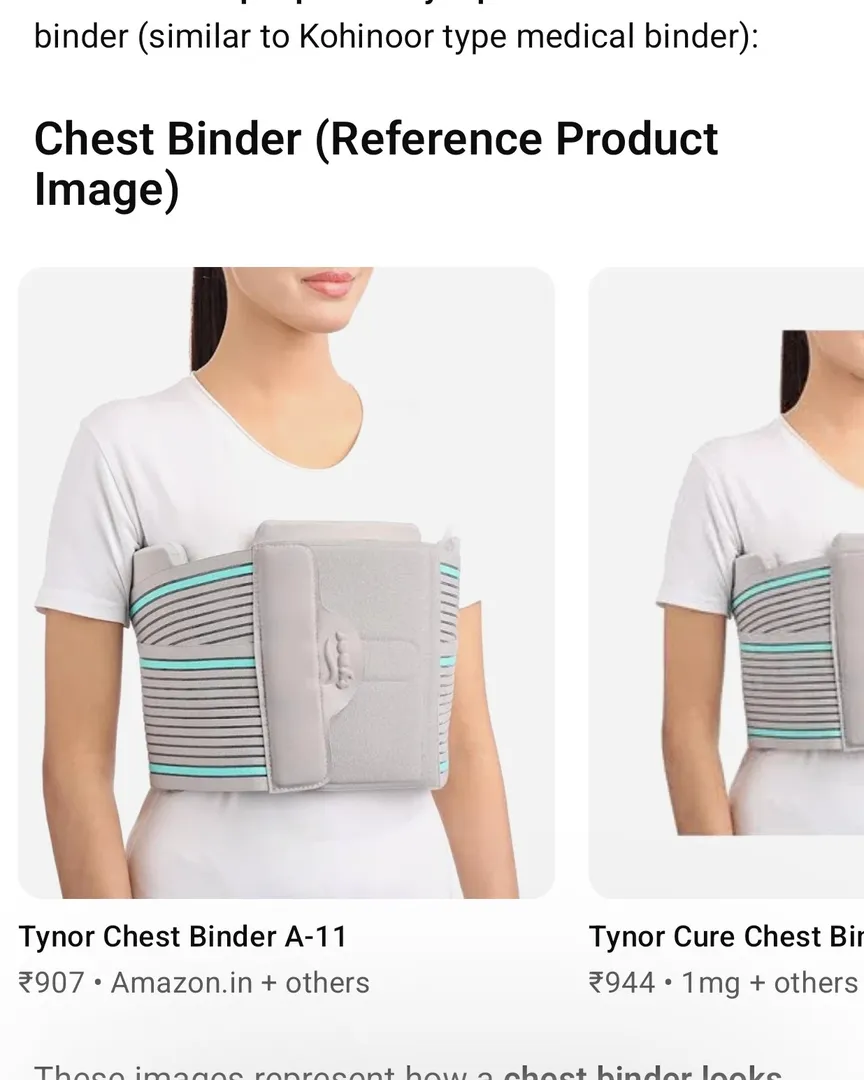 Tynor Chest Binder Available in Kalwa West