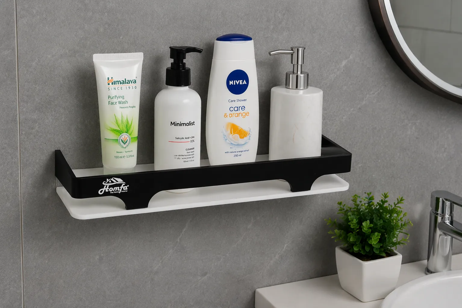 ACRYLIC SHELF 10"X5" 12"X5" 15"X5"